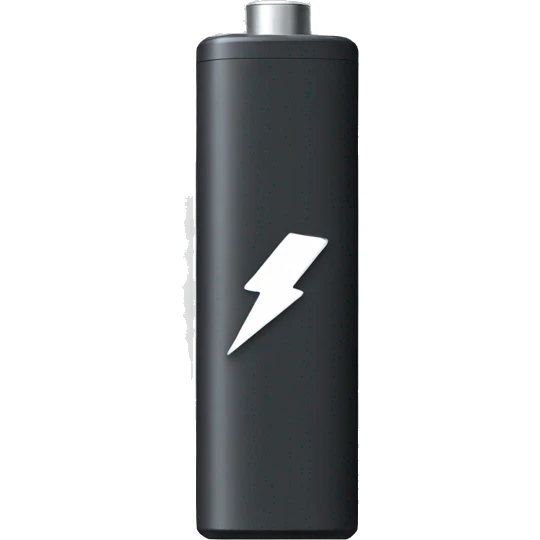 Uncharged battery minimalist emoji