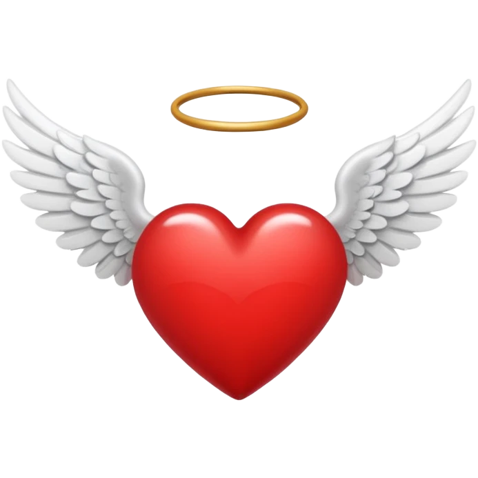 heart with angel wings emoji