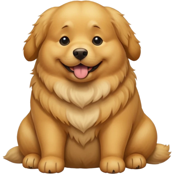 Fat mega dog emoji