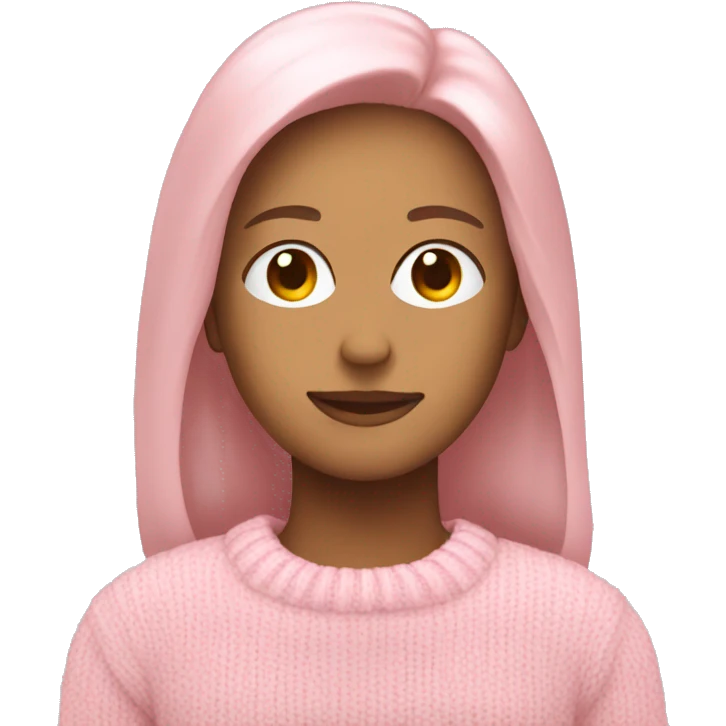 Light pink sweater emoji