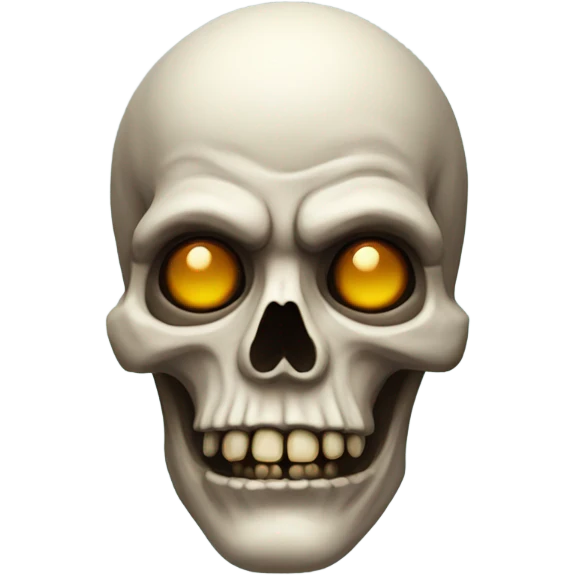 Staff with skull  emoji