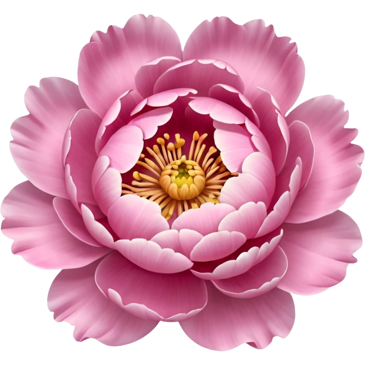 Light pink Peony emoji