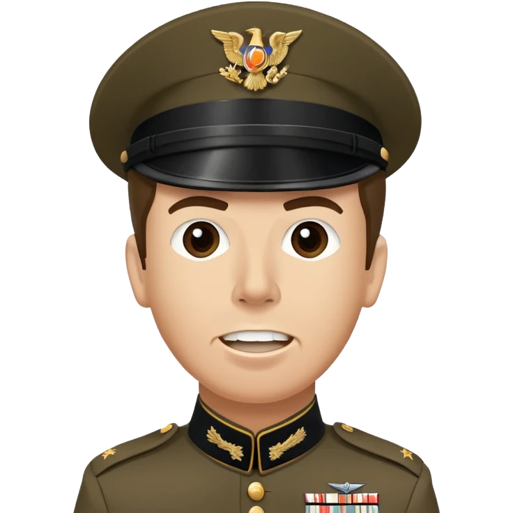 Rick Astley with straight face but with front teeth out and the picture is from the era of the 1900s or 1910s and he kinda has either Civil War or WW1 flashbacks emoji