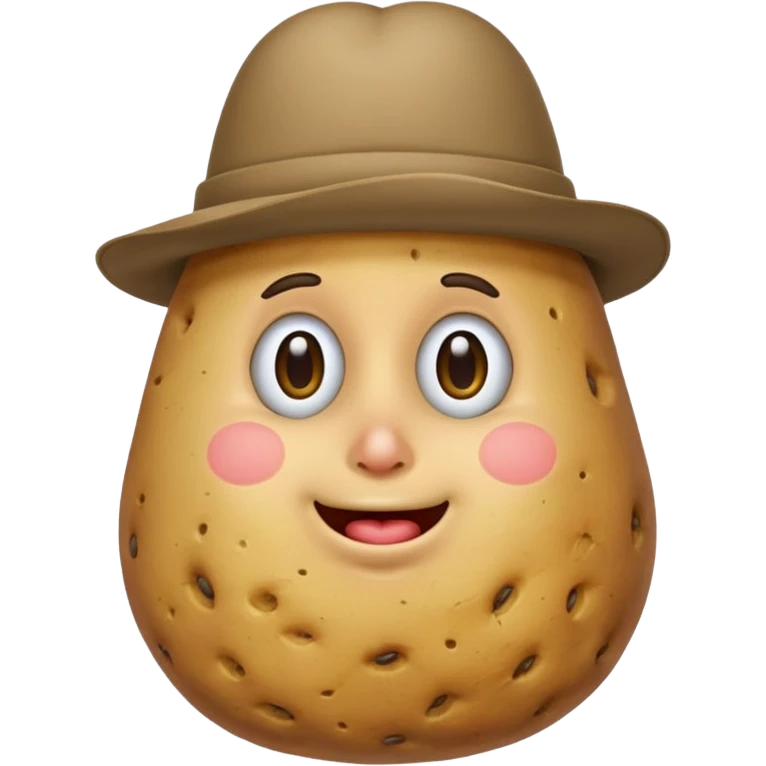 Anthropomorphic potato  emoji