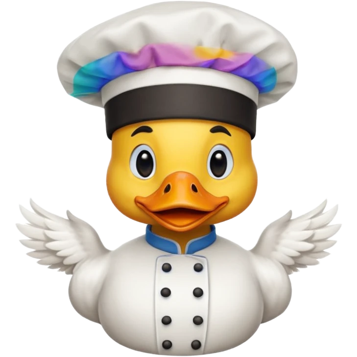 duck in chef hat







 emoji