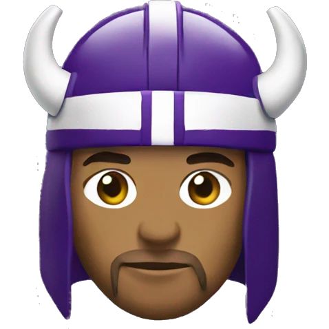 Minnesota Vikings logo emoji