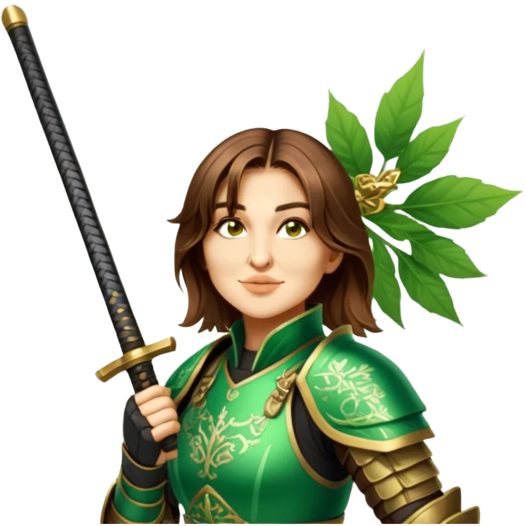 Emerald Samurai emoji