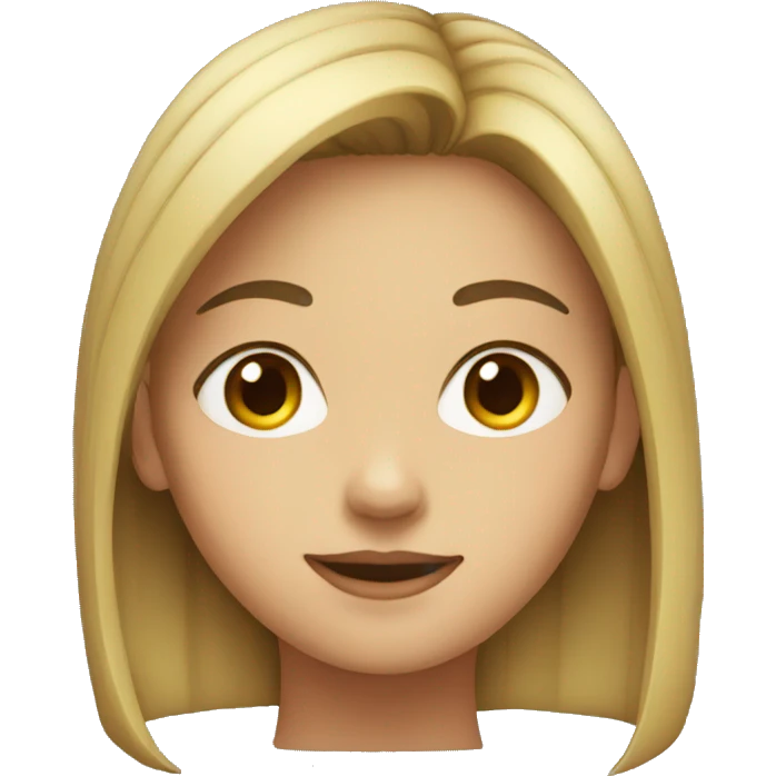 girl head emoji