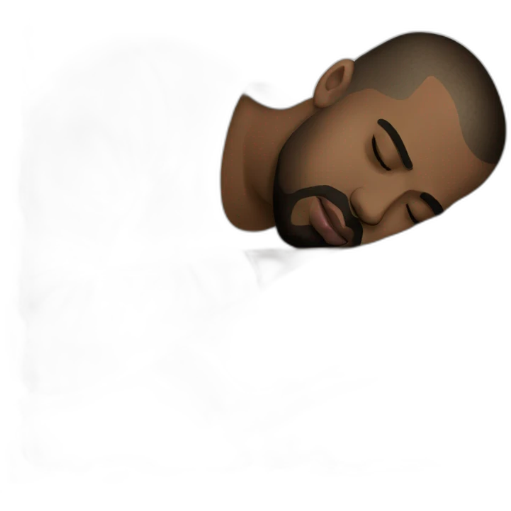 Kanye West sleeping emoji
