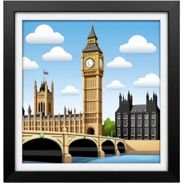 big ben london no image border emoji