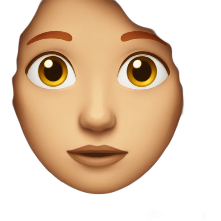 womam with long redhair really sad emoji