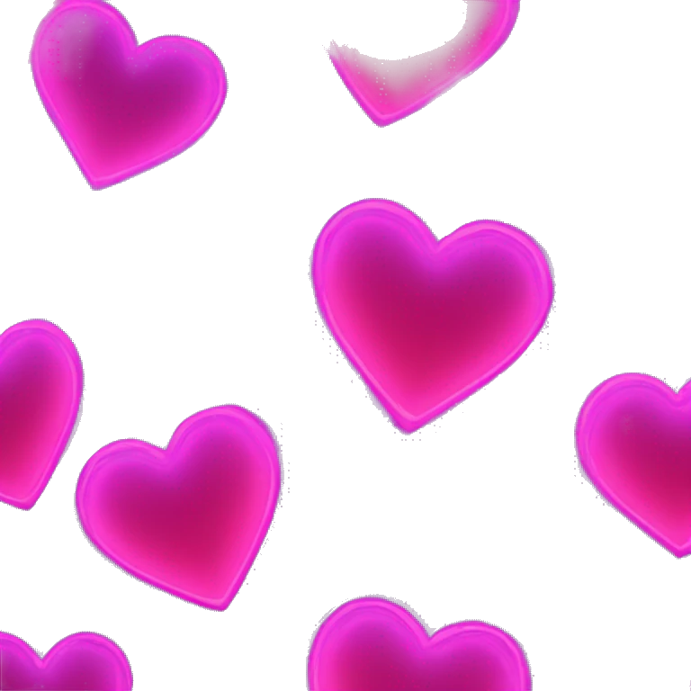 heart glowing neon  emoji