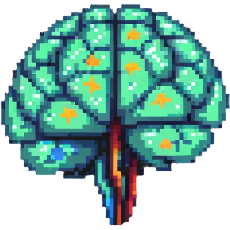 magic brain with stars emoji