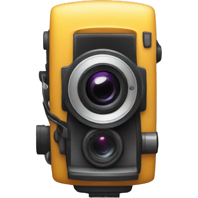 Camara con flash emoji