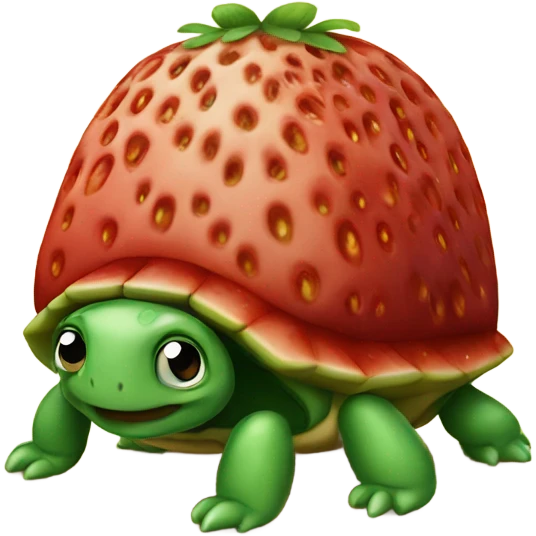 strawberry turtle  emoji