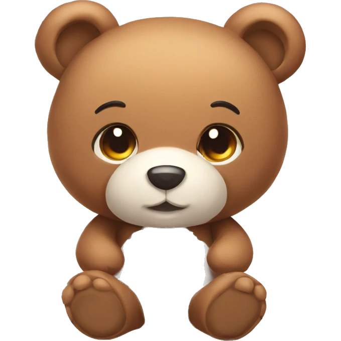 soft toy bear cute emoji