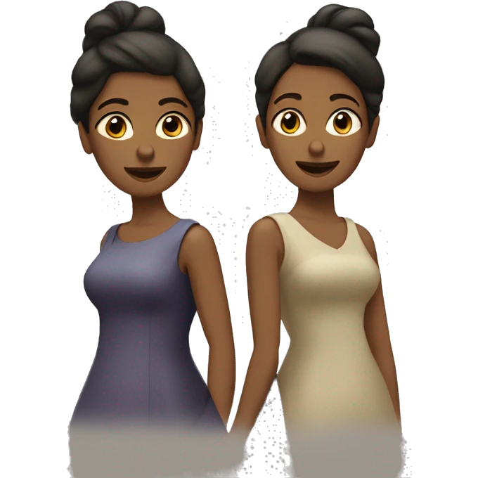 deux femmes qui s'embrasse emoji
