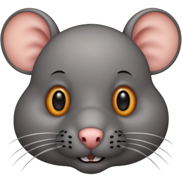 rat with black mustache emoji