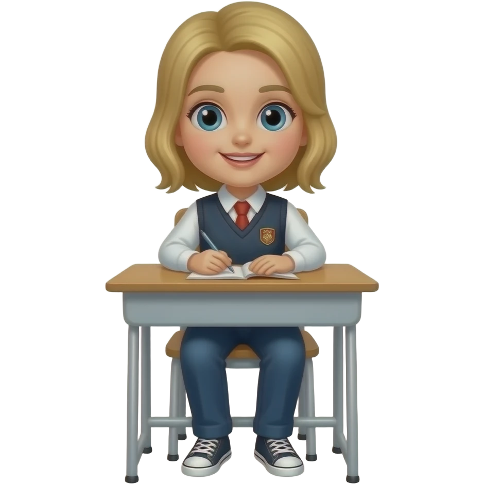 out of seat student emoji