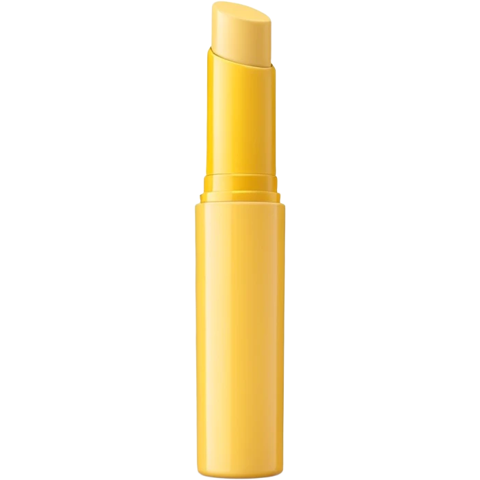 yellow makeup concealer packaging emoji