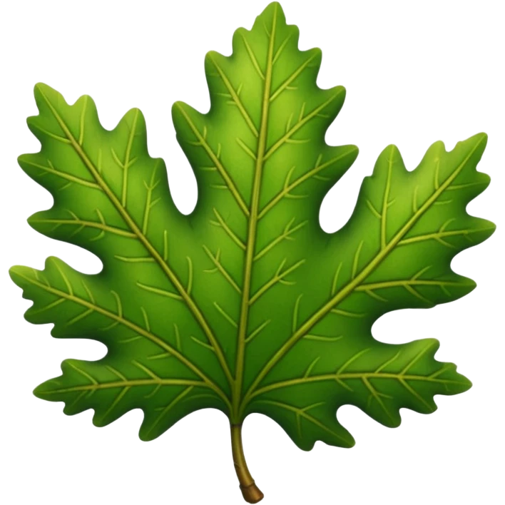oak leaf emoji