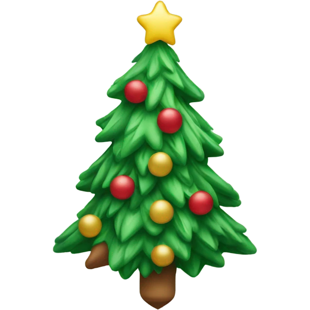 Christmas tree toy emoji