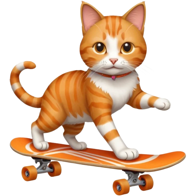 CAt skateboarding  emoji