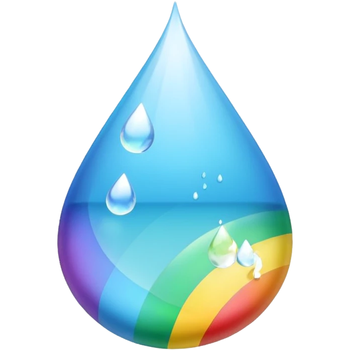 rainbow water emoji