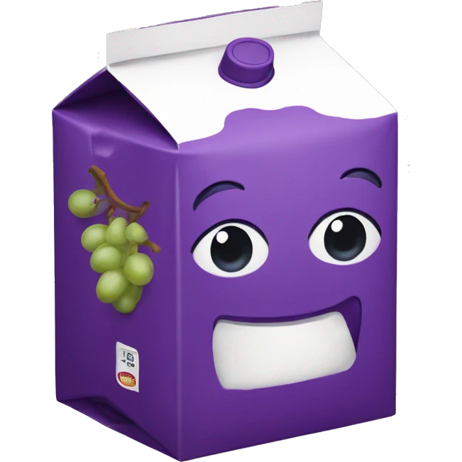 grape juice box emoji
