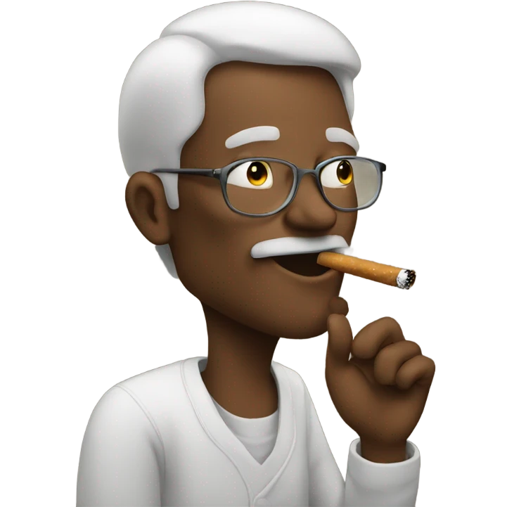 Someone smoking  emoji