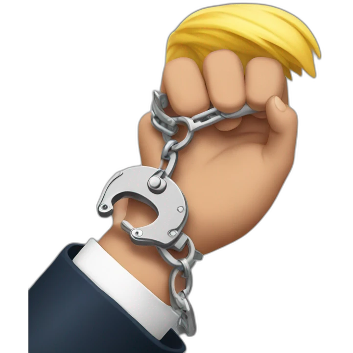 trump-in-handcuffs emoji
