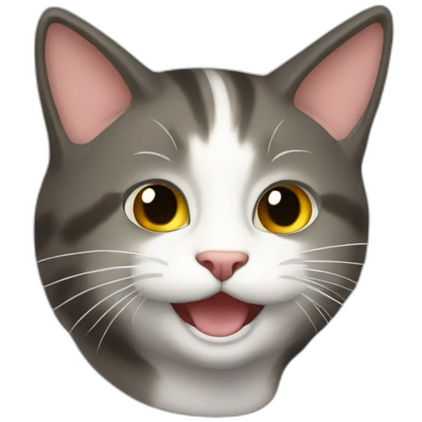 Un gato bomitando emoji