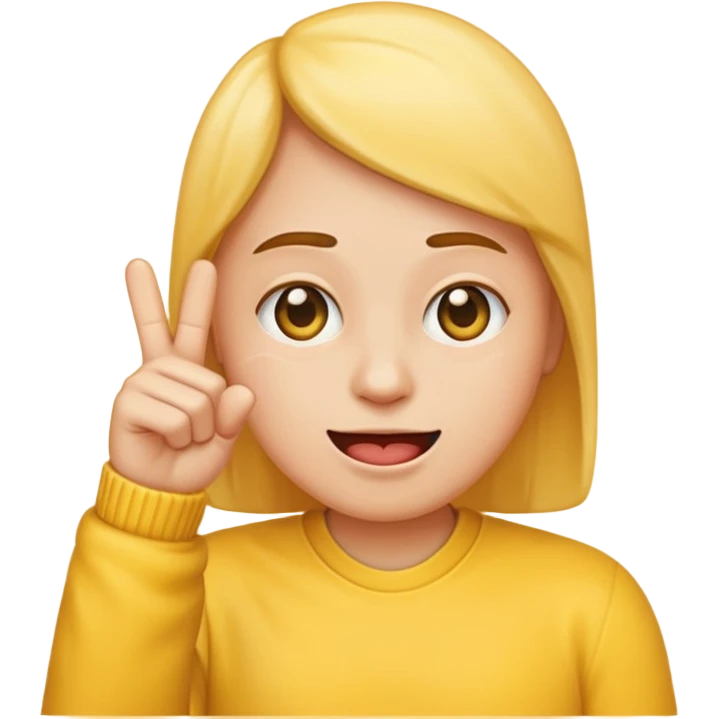 Emoji jaune qui fait des doigts d’honneur emoji
