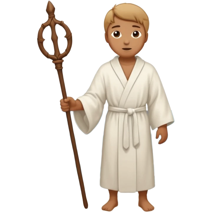 Human with divide sea emoji