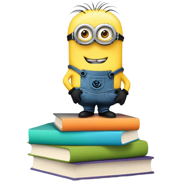 minion with books emoji