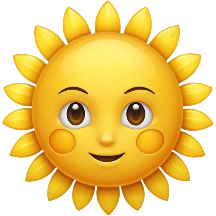 Sun emoji