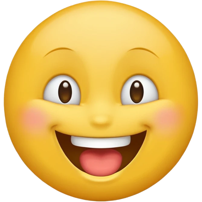 Emoji laughing with all white eyes emoji