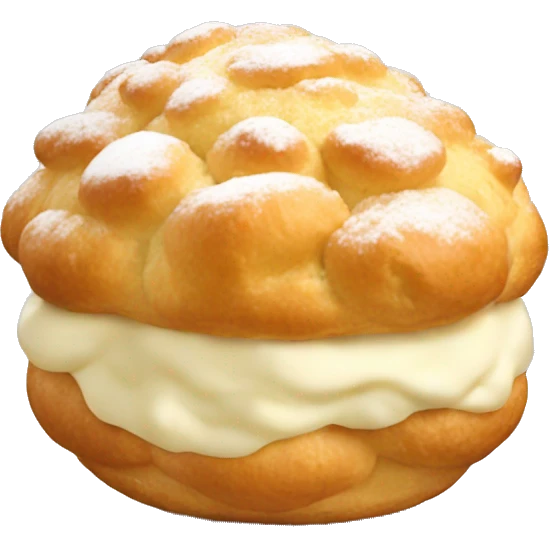 Cream puffs emoji