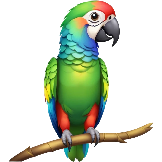 colorful parrot emoji
