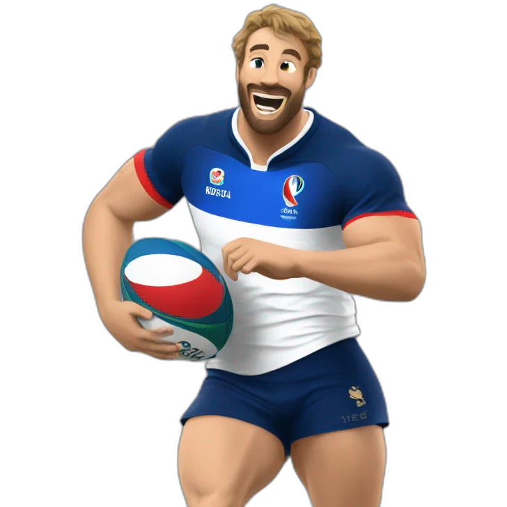 French rugby players winning the World Cup 2023 ! Oh Yeah emoji