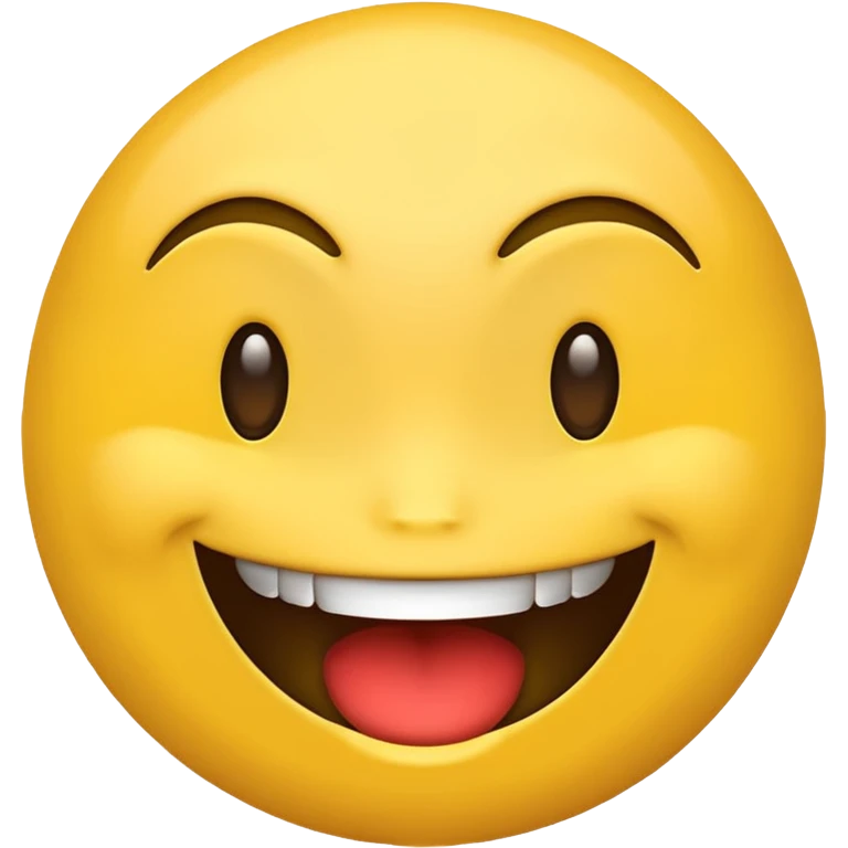 yellow emoji with a devious smile emoji