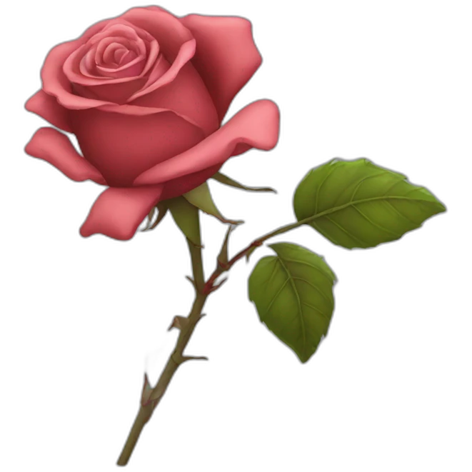 wilted rose emoji