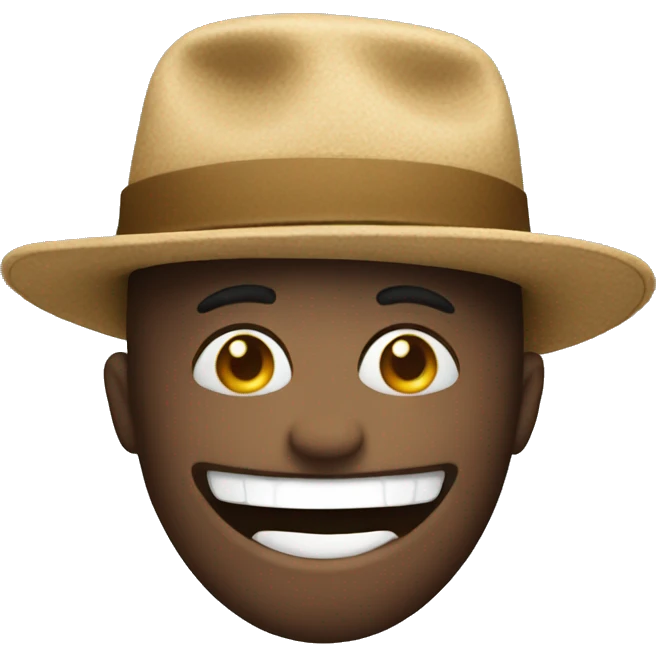 Smiley face wearing a hat emoji