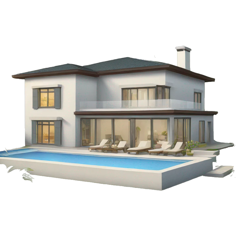 modern villa emoji