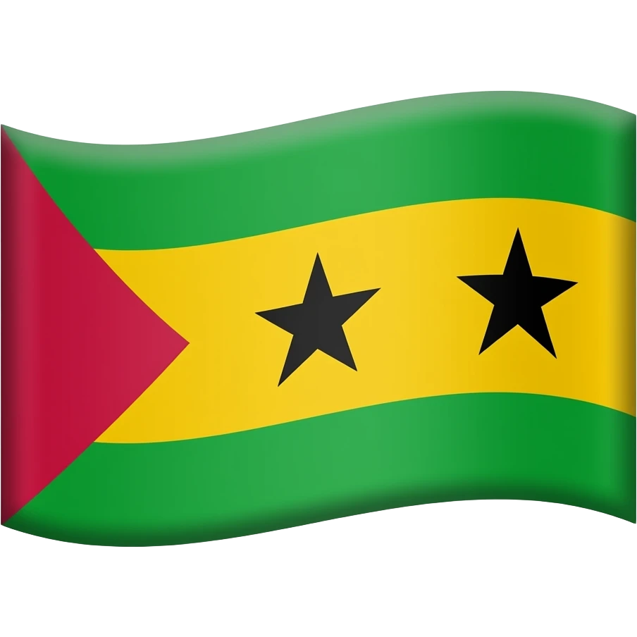 Flag of São Tomé And Lucia emoji