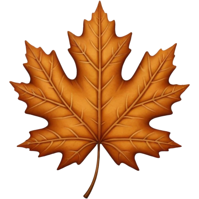 brown maple leave emoji
