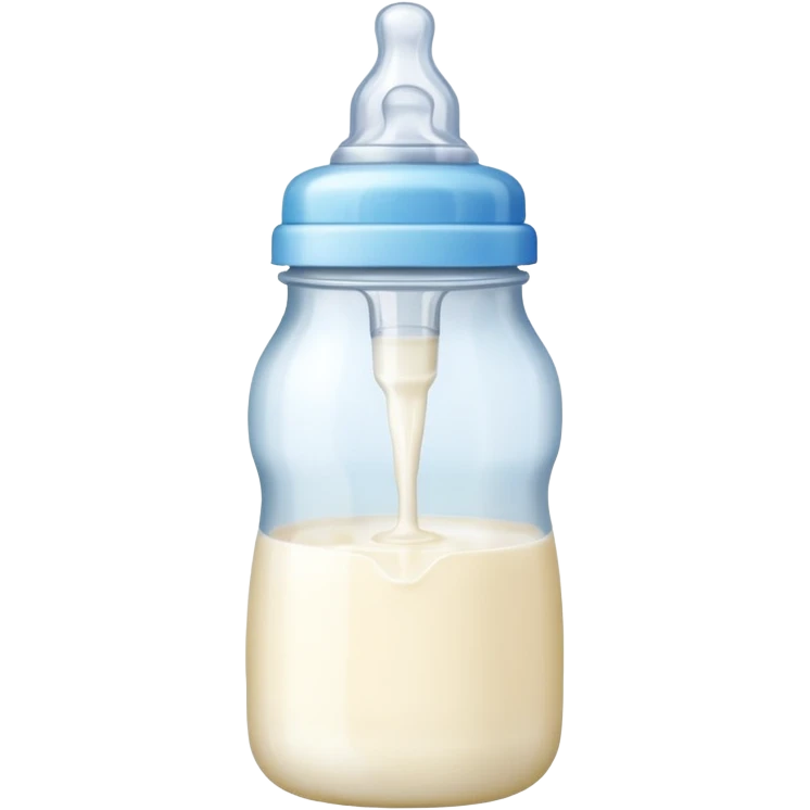 A baby bottle emoji