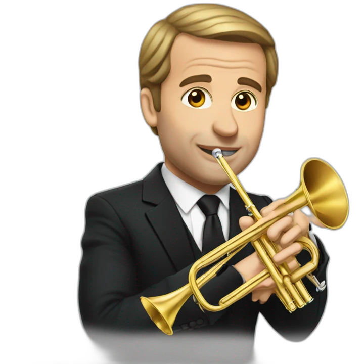 Trumpet macron emoji