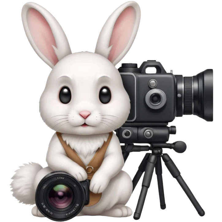 white rabbit camera emoji