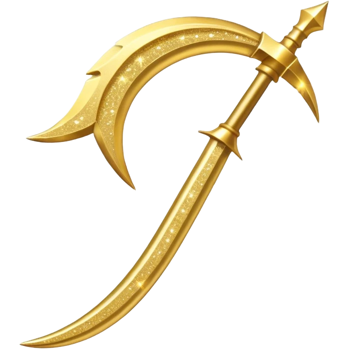 glitter sickle emoji